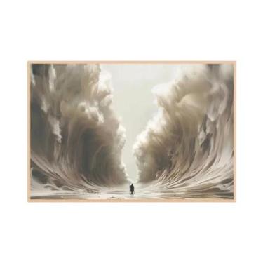 Imagem de Pôster De Arte De Parede Com Retrato De Jesus Cristo, Eu Caminhará Com