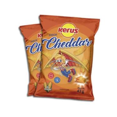 Imagem de Salgadinho kerus 43g cheddar c/10