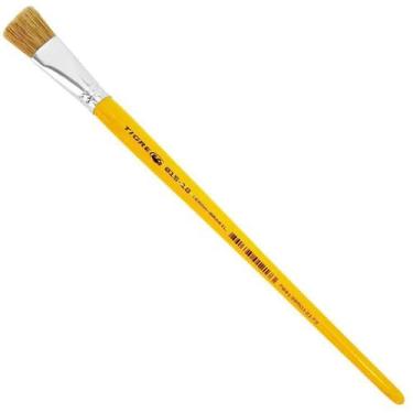 Imagem de Pincel Chato Amarelo 815-18 Pincel Chato Amarelo 815-18 - Tigre