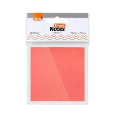 Imagem de Bloco de Notas Smart Notes 50 Folhas 76mm x 76mm - BRW, CORAL