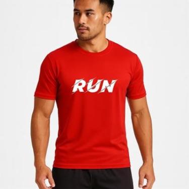 Imagem de Camiseta Corrida Caminhada Algodão Premium Macio Leve Confrtável Anti Odor RUN-Unissex