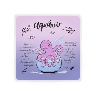 Imagem de Mini Luminária Box Signos Aquário Usb