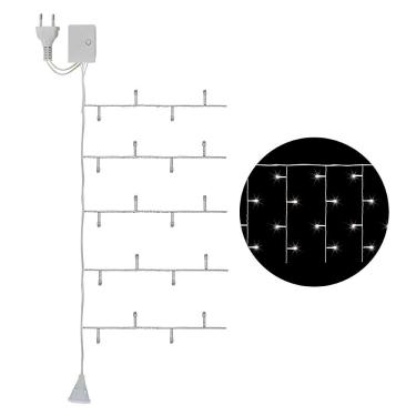 Imagem de Pisca Pisca Natalino Cascata 1,5m Branco Com 100 Leds