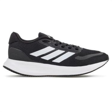 Imagem de Tênis Adidas Runfalcon 5 W Preto e Branco - Feminino, 40, Preto