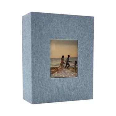Imagem de Álbum De Fotos De Linho 4x6 - 600 Bolsos Horizontais E Verticais, Pres