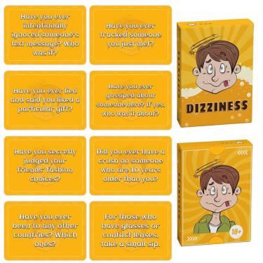Imagem de Jogo de cartas de festa Dizziness 50 Drinking Challenge Cards