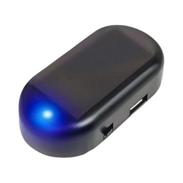 Imagem de Lâmpada De Alarme Automotivo Solar Super Brilhante Sem Fio Com Sinal D