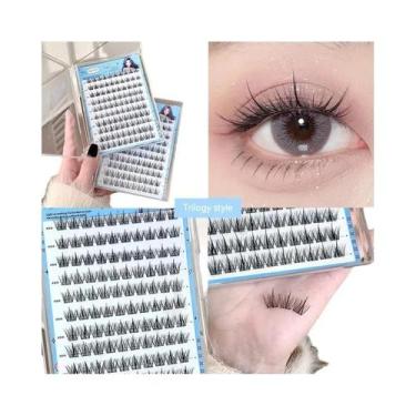 Imagem de Cílios Postiços Gege Bear Com Aparência Natural, Sem Cola, Aplicação F