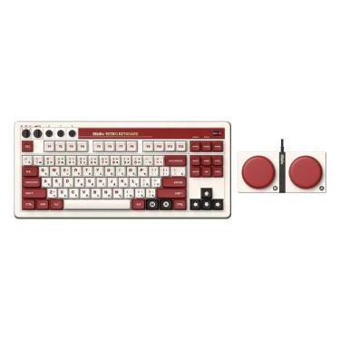 Imagem de Teclado Mecânico 8BitDo Fami Edition, Bluetooth, 2.4G, USB-C, 85HA01-Unissex