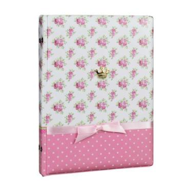 Imagem de Álbum de Fotos Princesa Flores para 100 Fotos 15x21 - Universal 