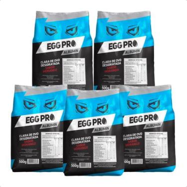 Imagem de Albumina Desidratada 2,5kg Sabor Morango - Proteína Pura - Proteina pu