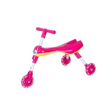 Imagem de Triciclo Infantil Bimba Portátil Exclusivo Rodinhas Com Led - Bh Store