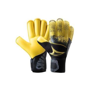 Imagem de Luva de goleiro three stars fox amarela, M