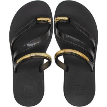 Imagem de Chinelo de Dedo Zaxy Lume Tiras Metal Feminina-Feminino