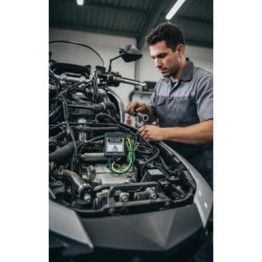 Imagem de Cadeado Eletrônico Carro Moto 12V Bloqueador - Congratulations Store