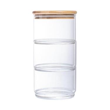 Imagem de Jogo de 3 Porta Mantimentos Empilháveis Borossilicato 500ml -Dynasty, 