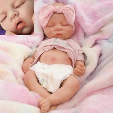 Imagem de Boneca Reborn Silicone Sólido Lançamento 2026 - Reborn Bebe