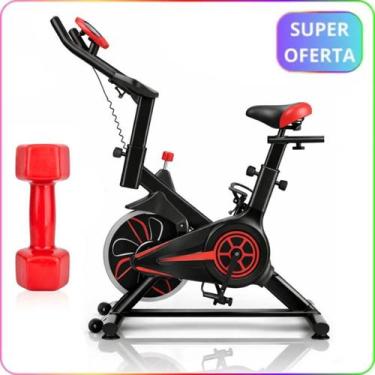 Imagem de Bicicleta Ergométrica Spinning Mecânica 6 Kg Ahead Sports Suporta até 