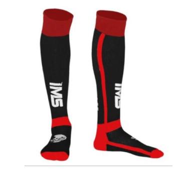 Imagem de Meião ims infantil preto/vermelho