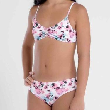 Imagem de CONJUNTO BIQUINI JUVENIL ESTA.AQUA FLORA ROSA CLARO 395.06 Mash, Rosa,