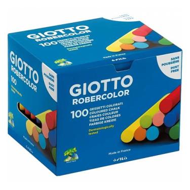 Imagem de Giz Escolar Antialérgico Colorido Caixa C/100 Unidades Top - GIOTTO