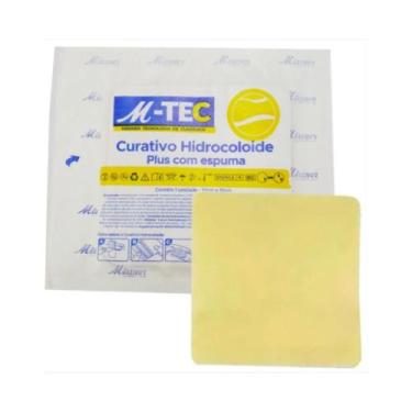 Imagem de Curativo Hidrocolóide Plus com Espuma 10cm x 10cm Missner  01 Unidade