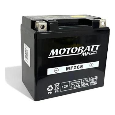 Imagem de Bateria 6ah Motobatt Agm Mfz6s Honda Pcx 150 / Xre 300 / Titan 150 Cg