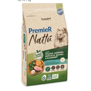 Imagem de Ração para Cães Adultos de porte pequeno sabor frango, abóbora, brócol