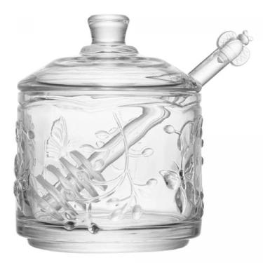 Imagem de Meleira Petit Butterfly em Cristal com Colher 10,5cm Lyor