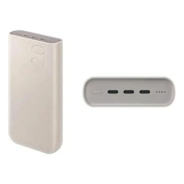 Imagem de Carregador Portátil Samsung 20000mah 45w Usb-c - Power Bank Super Rápi