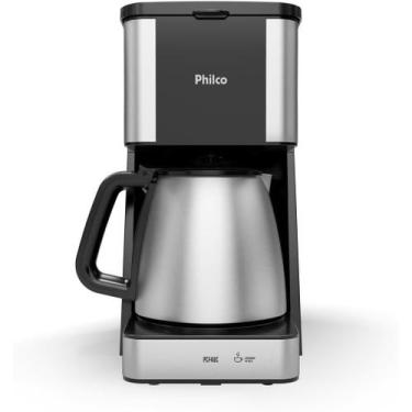 Imagem de Cafeteira Philco PCF40C Inox 40 Cafezinhos 1,6L 950W Preto 127V, 110V