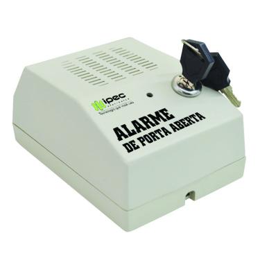 Imagem de Alarme Porta Aberta Monitora 1 Portao com Indicacao Sonora Visual Led Sirene Interna Bivolt Ipec