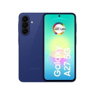 Imagem de Celular Samsung Galaxy A27 256GB 5G 6GB RAM Azul 6,7" Câm. Tripla Self