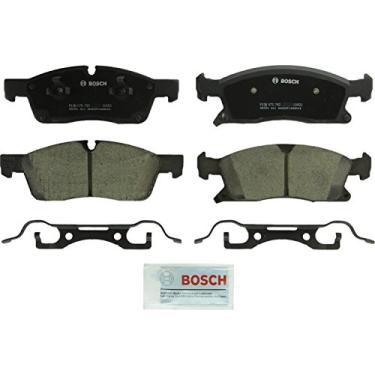 Imagem de BOSCH BC1455 QuietCast Conjunto de pastilhas de freio a disco de cerâmica premium - Compatível com Dodge Durango selecionado; Jeep Grand Cherokee; Mercedes-Benz GL350, GLE300d, GLE350, ML250, ML350,