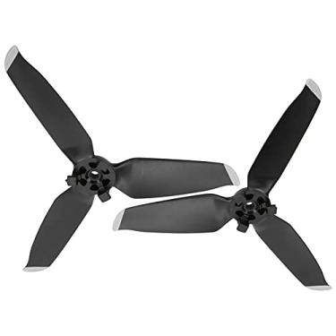 Imagem de Hélice 5328S, Hélice Leve de Liberação Rápida Poderosa com Design de Pressão e Design de Liberação Rápida para Drone DJI FPV(Prata)