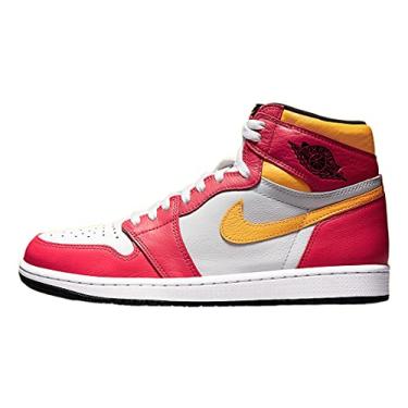 Imagem de Jordan Mens Air 1 High OG 555088 603 Light Fusion Red - Size 7.5