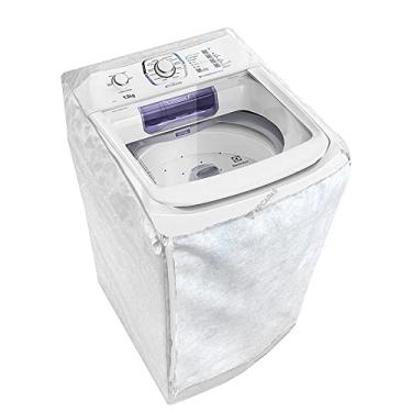 Imagem de Capa Para Maquina de Lavar Electrolux 12Kg (LAC12) Ziper Branca