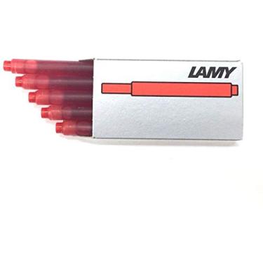 Imagem de Cartucho de tinta de substituição LAMY, preto T10, 5 unidades (LT10BK), Vermelho, 5 in pack