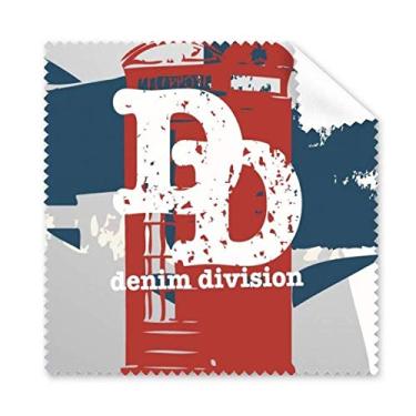 Imagem de Graffiti Street Pano de limpeza com estampa de cabine de telefone Vermelho e Azul, 5 peças