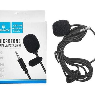 Imagem de Microfone De Lapela Stereo P3 Para Celular Smartphone