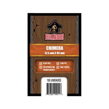 Imagem de Shields Sleeves Chimera 57,5 X 89mm Bucaneiros 100 unidades