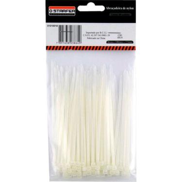 Imagem de Abraçadeira Nylon Branca 150 X 2,5 Starfer Com 100 Un