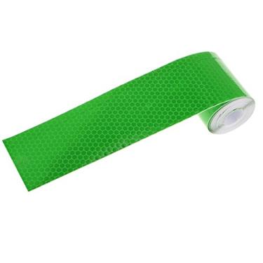Imagem de SDENSHI 28" x 2" fita de aviso de segurança refletiva sinal de trânsito - verde