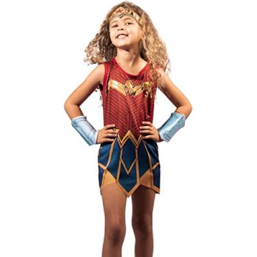 Imagem de Fantasia Infantil, Baby Brink, Mulher Maravilha, P, 3 a 5 Anos