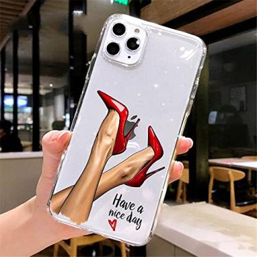 Imagem de Fundas Para iPhone 8 7 6S Plus 11 Pro XS MAX XR X Coque Para iPhone SE 2020 11 12 13 Mini Pro Max Case Café Mulher Capa, A, Para iPhone 7Plus 8Plus