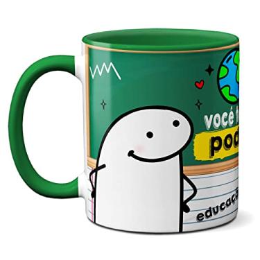 Imagem de Caneca Presente Professor Tem Poder De Mudar O Mundo Flork (Verde)