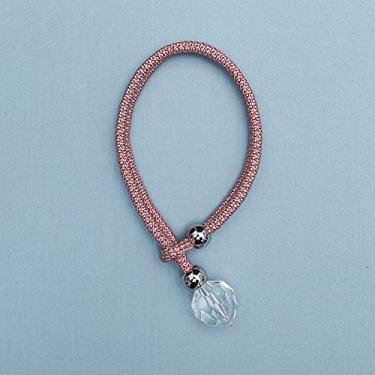 Imagem de peça cortina de borla com contas de cristal acessórios de quarto suportes de cortinas fivela corda para decoração de casa atadura de cortina de contas, H