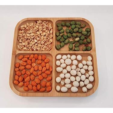 Imagem de Gamela Petisqueira Quadrada Em Bambu