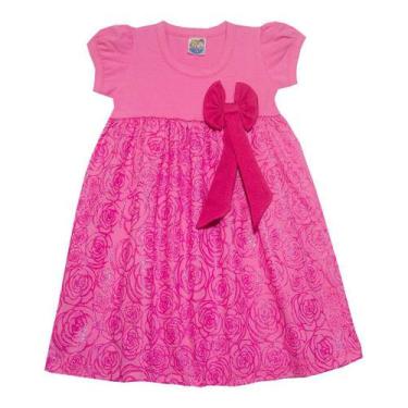 Vestido Infantil meninas Barbie rosa aniversário temático - LUXO KIDS -  Vestido Infantil - Magazine Luiza