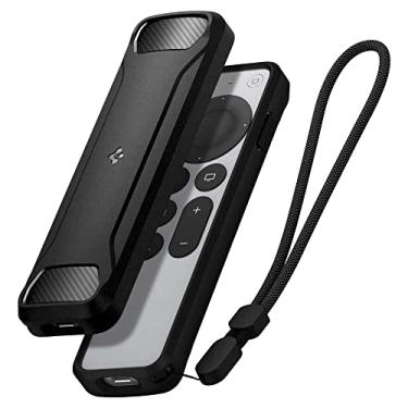 Imagem de Spigen Rugged Armor Compatível com Apple TV Siri Remote Capa - Matte Preto